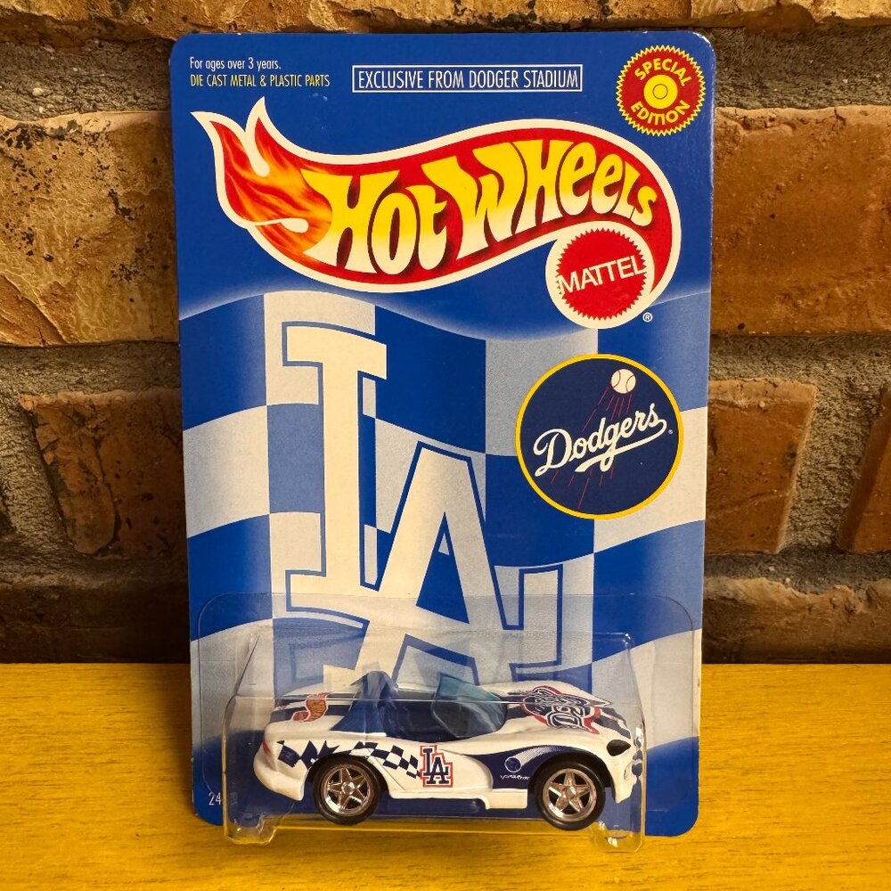 Hot Wheels-Dodge Viper RT/10- LA Dodgers Stadium Exclusive 1999 Special Edition